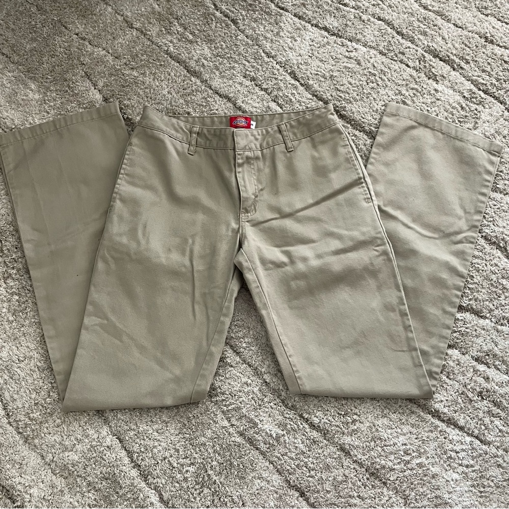 Dickies khaki straight pants